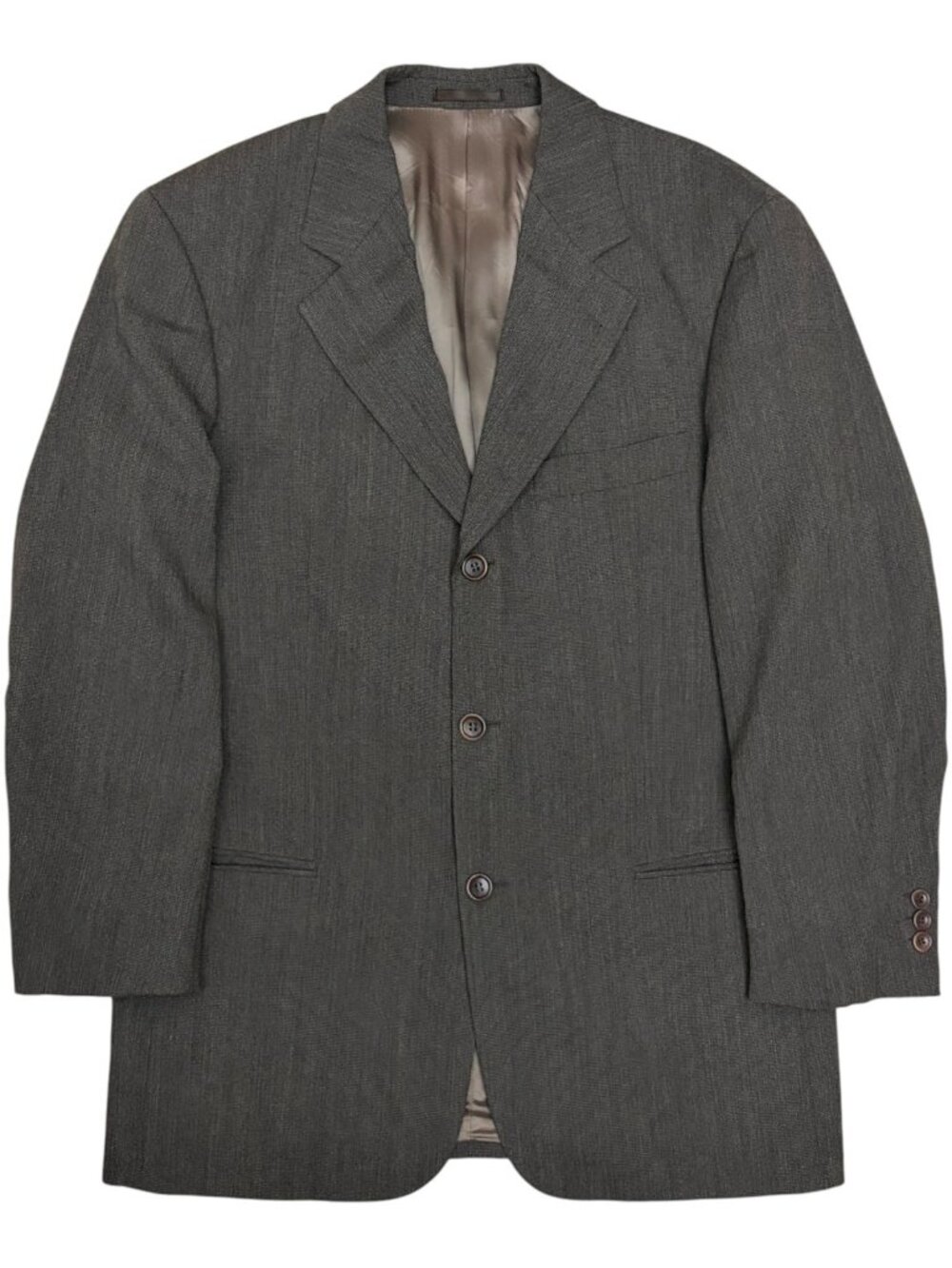 HUGO BOSS Wool Blazer Sport Coat Brown Luxury Vintage Business Jacket Mens 44R